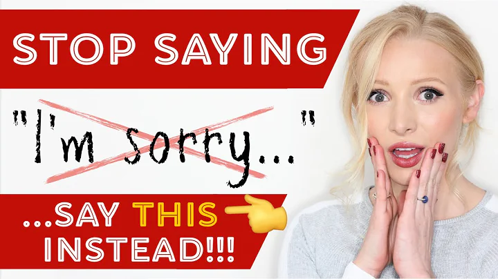 Stop saying 'I'm sorry...' - say THIS instead - 17 more advanced alternative phrases (STORY LESSON) - DayDayNews