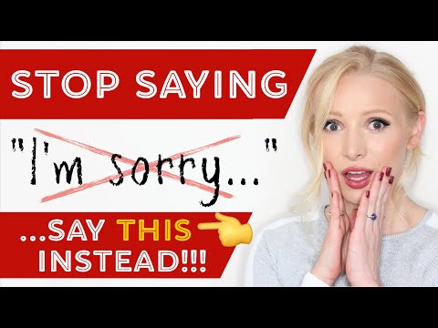 Stop saying 'I'm sorry...' - say THIS instead - 17 more advanced alternative phrases (STORY LESSON)