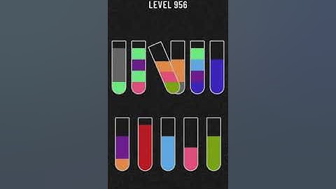 Water Sort Puzzle   level 956 Mobile Cell Phone Game Walkthrough Android / Apple