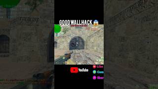 GOOD WALLHACK 😱 #shorts #youtubeshorts #cs #counterstrike #gaming #highlights #bestmoments #fyp