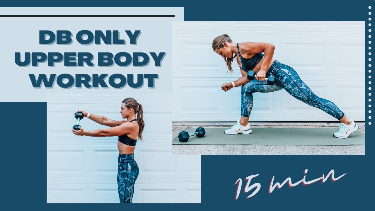 UPPER BODY HIIT WORKOUT w/ DUMBBELLS - YouTube