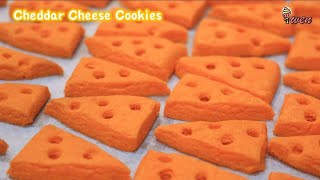 Cheddar Cheese Cookies|“Tom & Jerry” Cheese Cookies 车达奶酪曲奇饼干|卡通芝士曲奇|Flaky Crispy Salty Fragrant酥脆咸香