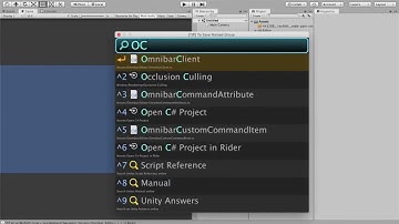 Omnibar vs Unity Quick Search   CamelCasing