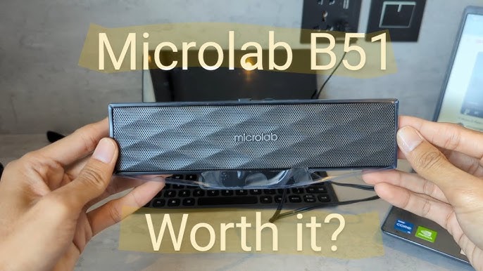 Колонки компьютерные Microlab B23 Черный - YouTube