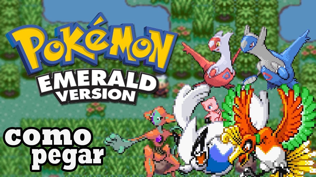 Pokémon Emerald - Todos os Lendários de Evento +Codigo/Cheats 