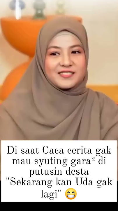 CACA GAK MAU SYUTING KARENA DIPUTUSIN DESTA ??? 😂🤣😂😂 #natasharizky #desta #suamiistri #viral