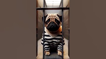 Prison Break (Pug version) #pug #funnyvideo #ytshorts #shorts #funny #short #yt #diluaiarts