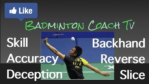 Backhand Reverse Slice Drop - Accuracy, Deception and Technique 2019