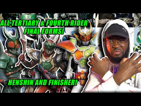 [Kamen Rider] Tertiary and Fourth riders all henshin FINAL form and ...