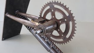Don&#39;t Throw Damaged Bicycle | Make A Useful Tool From Damaged Bicycle Parts