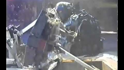 Robot Wars Shunt Falling In The Pit Compilation