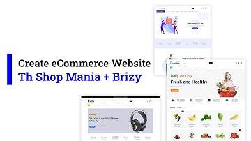 Create ecommerce website using Th Shop mania + Brizy | WooCommerce WordPress Theme | ThemeHunk
