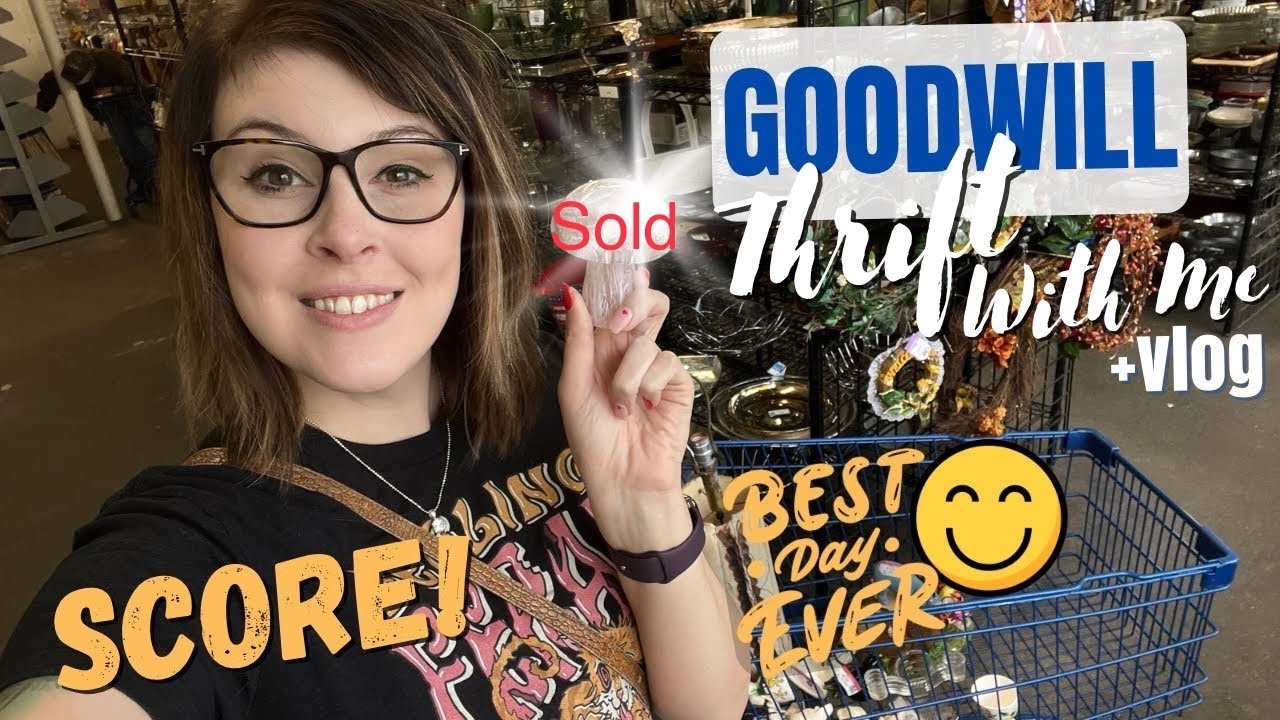 SOLD | SCORE! Amazing Finds at GOODWILL | Thrift With Me + Vlog