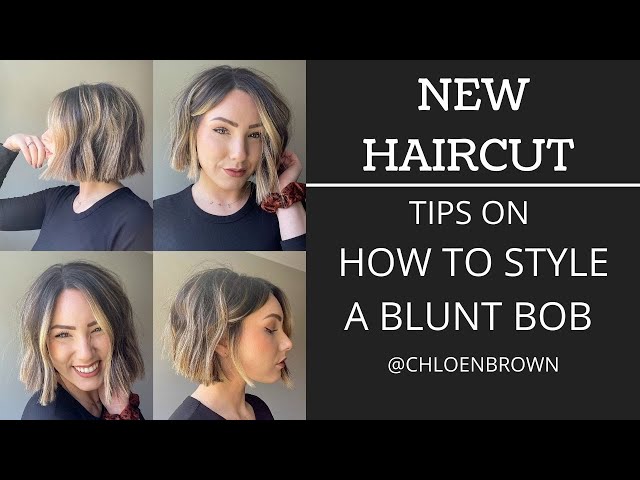 Creative Inspirations for Bob Haircut Styles : Sleek Asymmetrical Blunt Bob