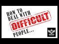 How to deal with difficult people according to the Bible