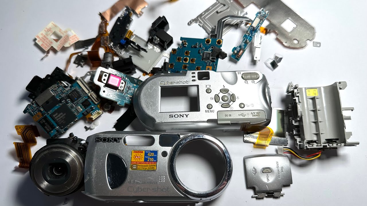 Sony CyberShot DSC P73 Teardown - YouTube