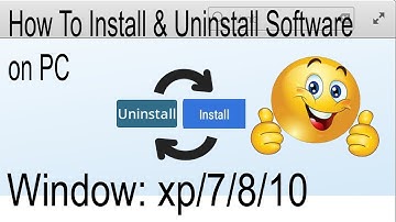 How To Install And Uninstall Software In Windows 7/8/10/Xp Urdu/Hindi | Hamza Ali Tech