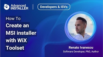 How to Create an MSI installer with WiX Toolset