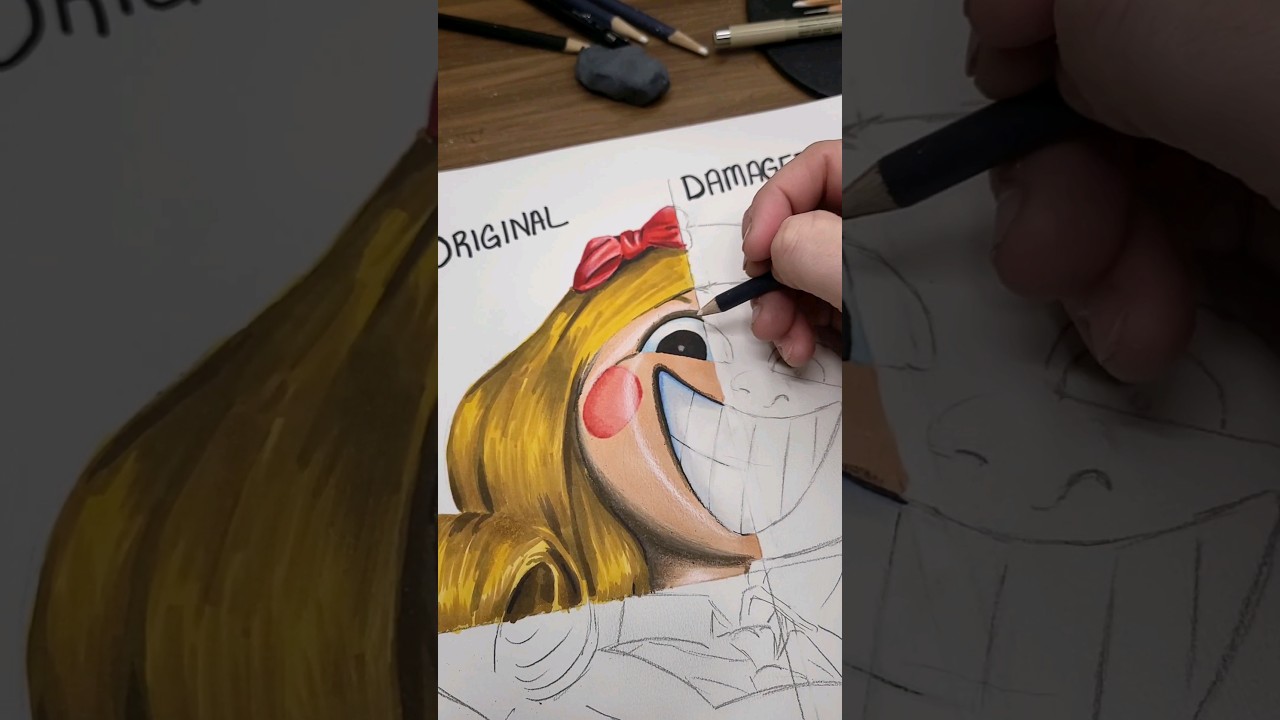 Drawing Miss Delight from Poppy Playtime pt 1! 