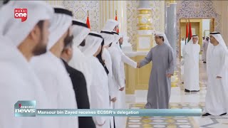 Celebrity Mansour bin Zayed Al Nahyan presided over Ministerial Development Council meeting at Qasr Al Watan Wealth