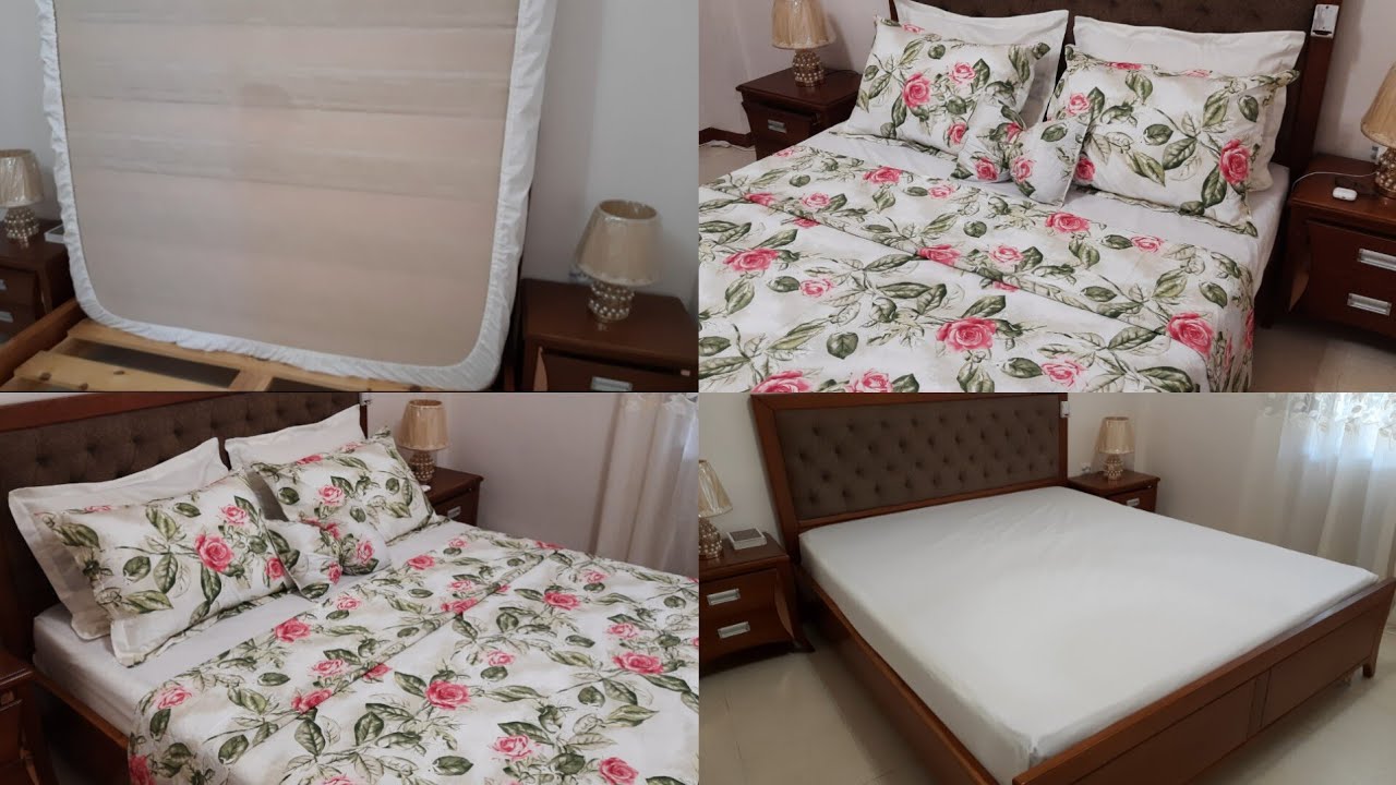 خياطة طقم سرير (3/1) : أبسط طريقة لخياطة غطاء مرتبة (drap housse) 💡 للمبتدئات خطوة بخطوة 