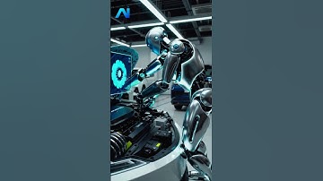 ROBOTS TAKE OVER Car Repair with AI Power in Advanced Garage! | #AI #Robotics #YouTubeShorts