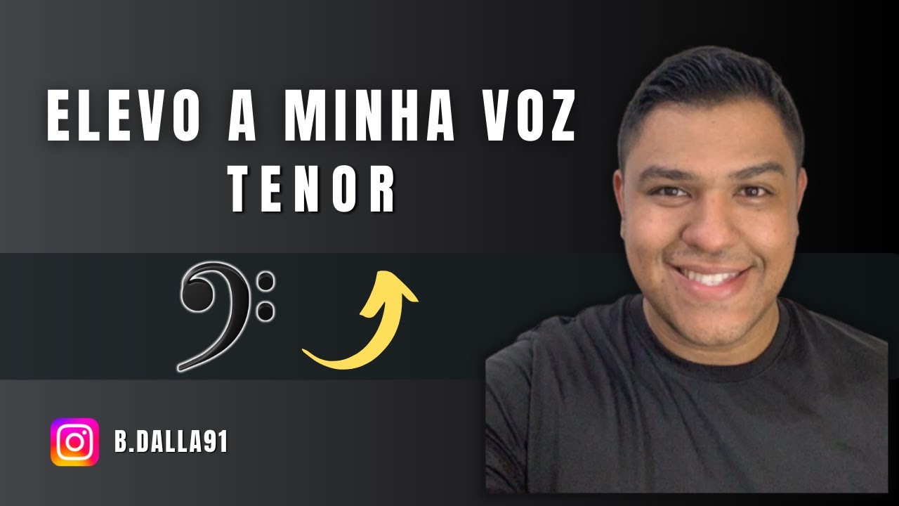 Elevo a minha voz - Tenor #icm