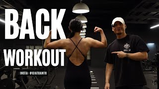 [ENG VIDEO] FIRST BACK WORKOUT WITH SOPHIA