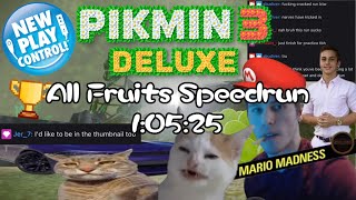 (WR) Pikmin 3 Deluxe All Fruits speedrun 1:05:25