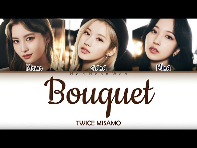 TWICE 'MISAMO' - 'Bouquet' [Kan/Rom/Eng] Color Coded Lyrics class=