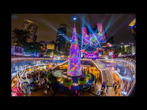 新北市歡樂耶誕城．巨星耶誕演唱會．縮時攝影燈光秀（二）
