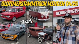 Stammtisch nur ohne Tisch und auf nem Parkplatz! Oldtimerstammtisch Menden 04/26 | Dompar's Vlog #35