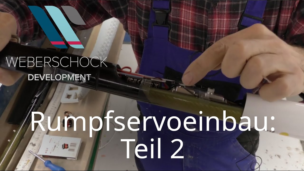 F3B Flugmodell Device: Der Rumpfservoeinbau Teil 2