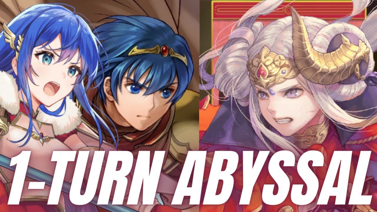 Legendary Edelgard: ONE TURN Brave Marth & L!Caeda ABYSSAL Clear【FEH】