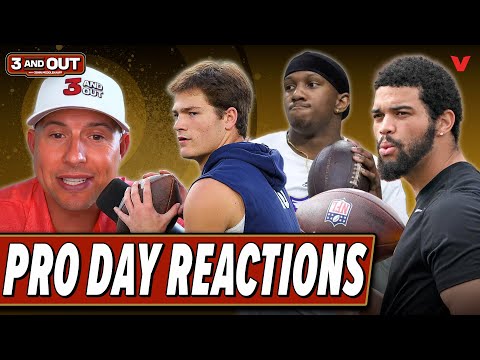 NFL Pro Day Reactions: Has Michael Penix Jr. closed gap on Caleb Williams & top Draft QBs? | 3 & Out