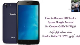 Bypass Frp Condor Griffe T4 تخطي حساب جوجل كوندور