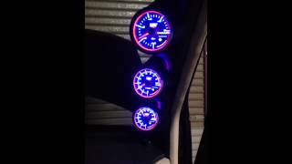 追加メーター、ピラー埋め込み、オートゲージ、バキューム計、タコメーター、電圧計