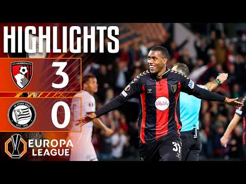 Video Bournemouth vs Sturm Graz 3-0 Highlights | UEFA Europa League 2026/27