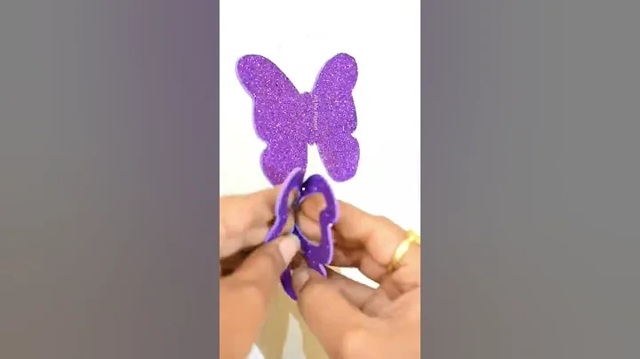 #diy paper butterfly #shorts #youtubeshorts #homedecor #trending #craft #butterfly #papercraft
