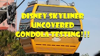 Disney Skyliner Uncovered Gondola Testing At Full Speed From Disney's Hollywood Studios Station!
