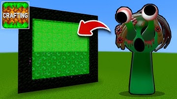 How to Make A Portal To The Horror Vineria Sprunki Dimension in Crafting and Building!