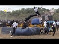 Beautiful  gymnastics display by Zimbabwe Police