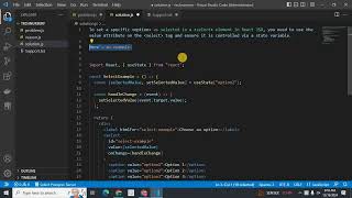 How to Set Selected Option in React Select Dropdown (JSX Example)