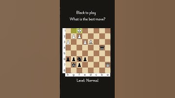 Black to Play & WIN Instantly! Can You Find the Brilliant Move? ♟ (Normal Chess Puzzle Challenge)