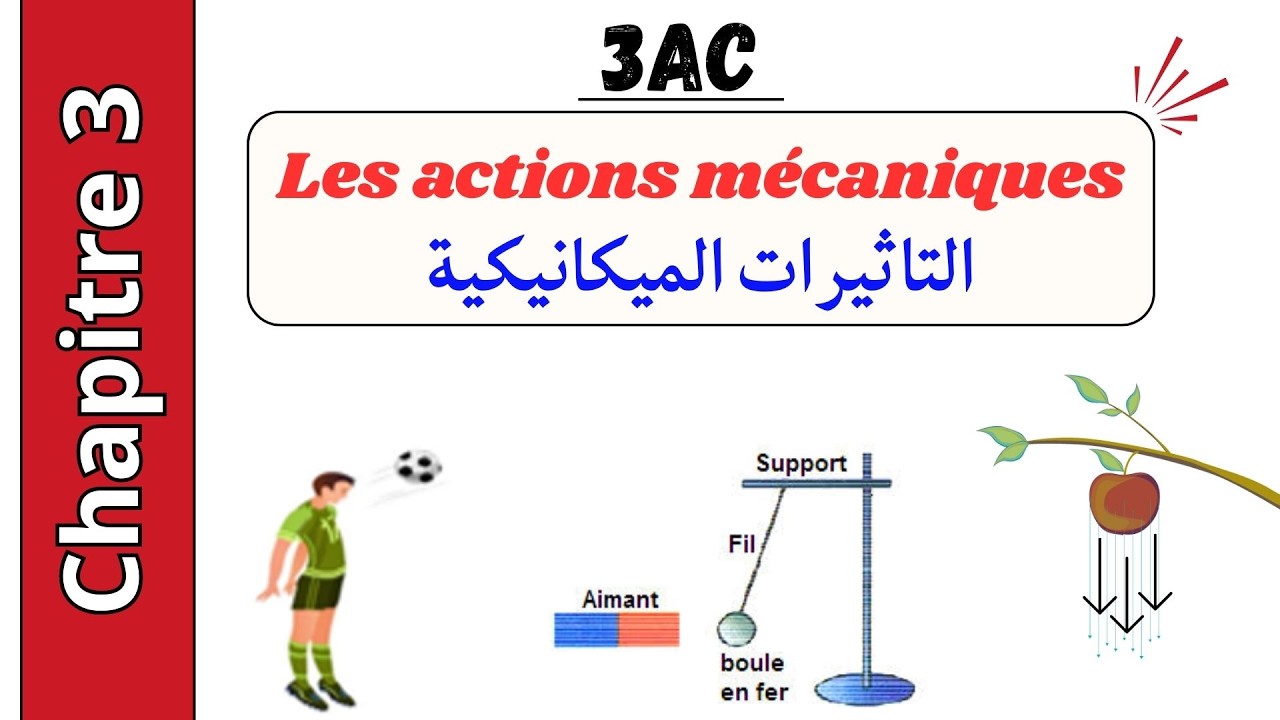 Chapitre2 :Les actions mécaniques التاثيرات الميكانيكية