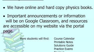 Virtual Open House 2020 Mr. Clerget AP Physics C