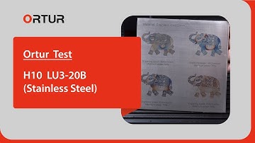 Ortur H10 Material Test - Stainless Steel Engraving Testing #H10 #OrturH10 #20W #engraving #testing