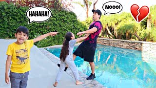 Being MEAN To DAD For The ENTIRE Day! *Gone Wrong* | Jancy Family