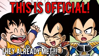 KID GOKU TRAINED WITH VEGETA & RADITZ?! THIS IS OFFICIAL! | Dragon Ball SD Manga Breakdown