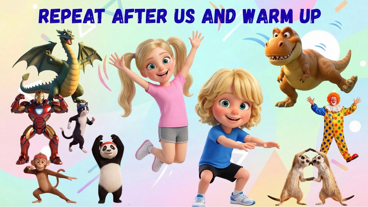 Лучшие увлекательные интерактивные разминочные игры для детей 🤸‍♂️